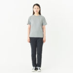 4.4オンス ドライTシャツ 女性 SSサイズ 正面（モデル身長：166cm） 着用イメージ