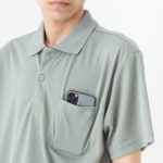 4.4オンス ドライポロシャツ（ポケット付） 男性 Lサイズ 拡大（モデル身長：171cm） 着用イメージ