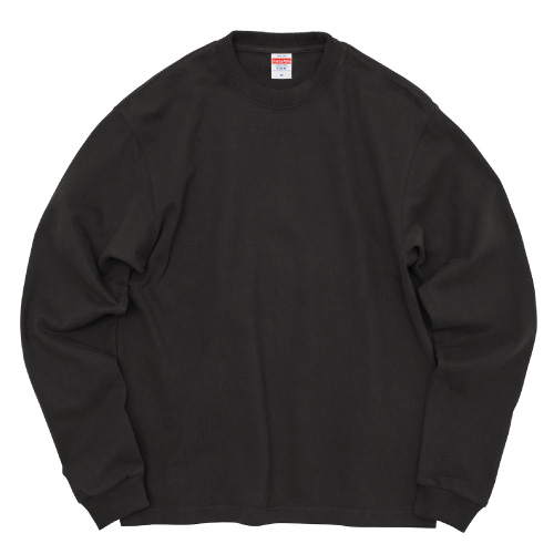 8.8オンス オーガニックコットン ロングスリーブ Tシャツ（2.1インチリブ）