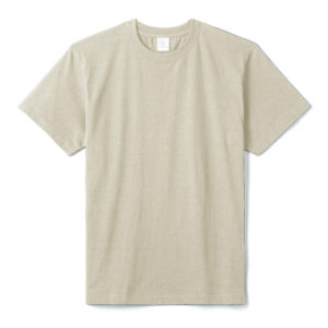 5.6オンスハイグレードコットンTシャツ（大型サイズ カラー） 1-ベージュ