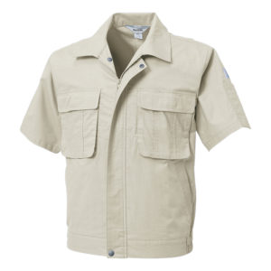 半袖ブルゾン（脇ゴム）＜516シリーズ＞ 03-ベージュ