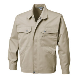 長袖ブルゾン（脇ゴム）＜5602シリーズ＞ 03-ベージュ