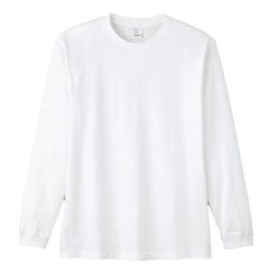 5.6オンスハイグレードコットンスリーブTシャツ（ホワイト 大型サイズ）