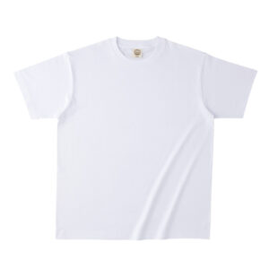 オーガニックコットンTシャツ 01-ホワイト