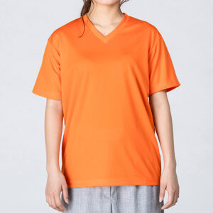 4.4オンス ドライVネックTシャツ