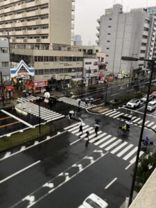 作業場からの風景