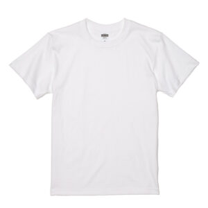 5.6オンス ハイクオリティー Tシャツ（ティア アウェイ タグ） 001-ホワイト