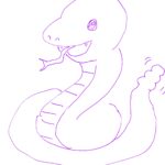 【アトムプリント】30秒イラスト【へび年】
