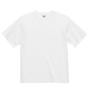 4.7オンス レギュラー フィット Tシャツ 001-ホワイト