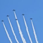 【見たよ👀】大阪城とともに【ブルーインパルス🛩＝＝】※動画あり