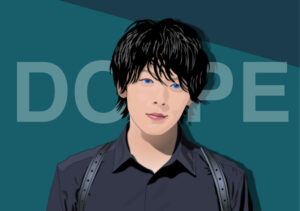 似顔絵を描きました。