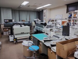今日はDTF転写作業してますー！
