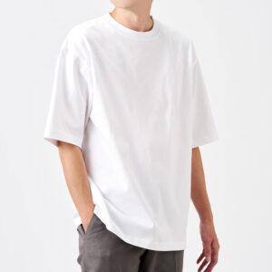 カスタムデザインオーガニックコットンTシャツ　7.4オンス　オーバーサイズ