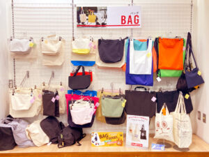 サイズ豊富！バッグコーナー