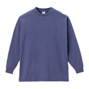 6.5オンスピグメントダイロングスリーブTシャツ