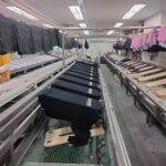 本日のシルクプリント工場の様子